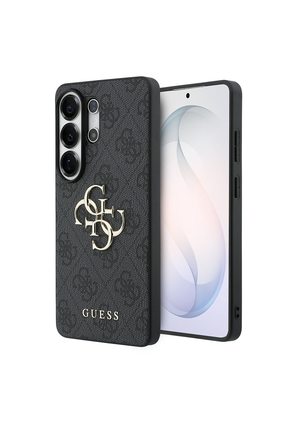 Galaxy S26 Ultra Kılıf Guess Orijinal Lisanslı PU Deri Büyük Metal Logo Dizaynlı Kapak