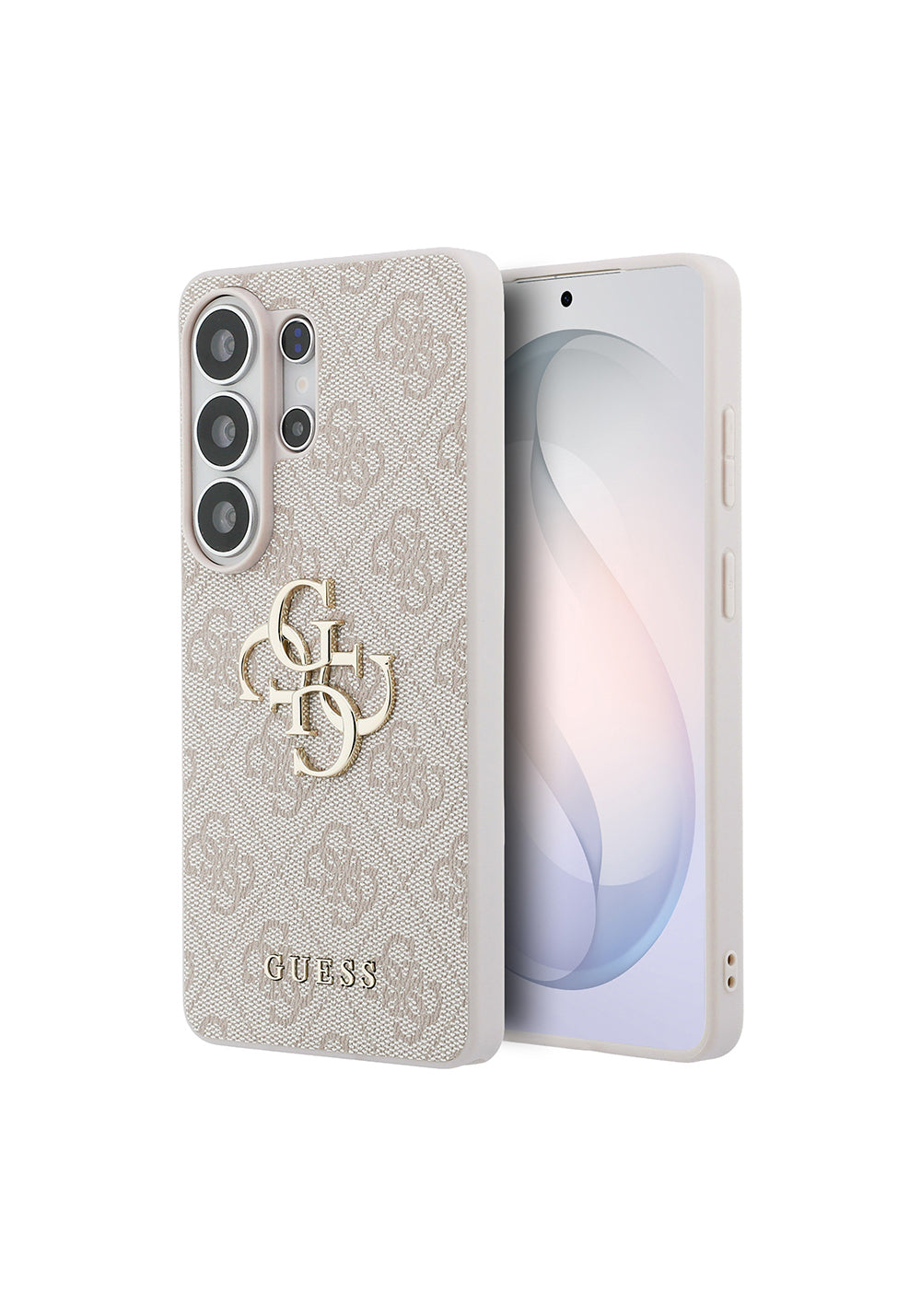 Galaxy S26 Ultra Kılıf Guess Orijinal Lisanslı PU Deri Büyük Metal Logo Dizaynlı Kapak