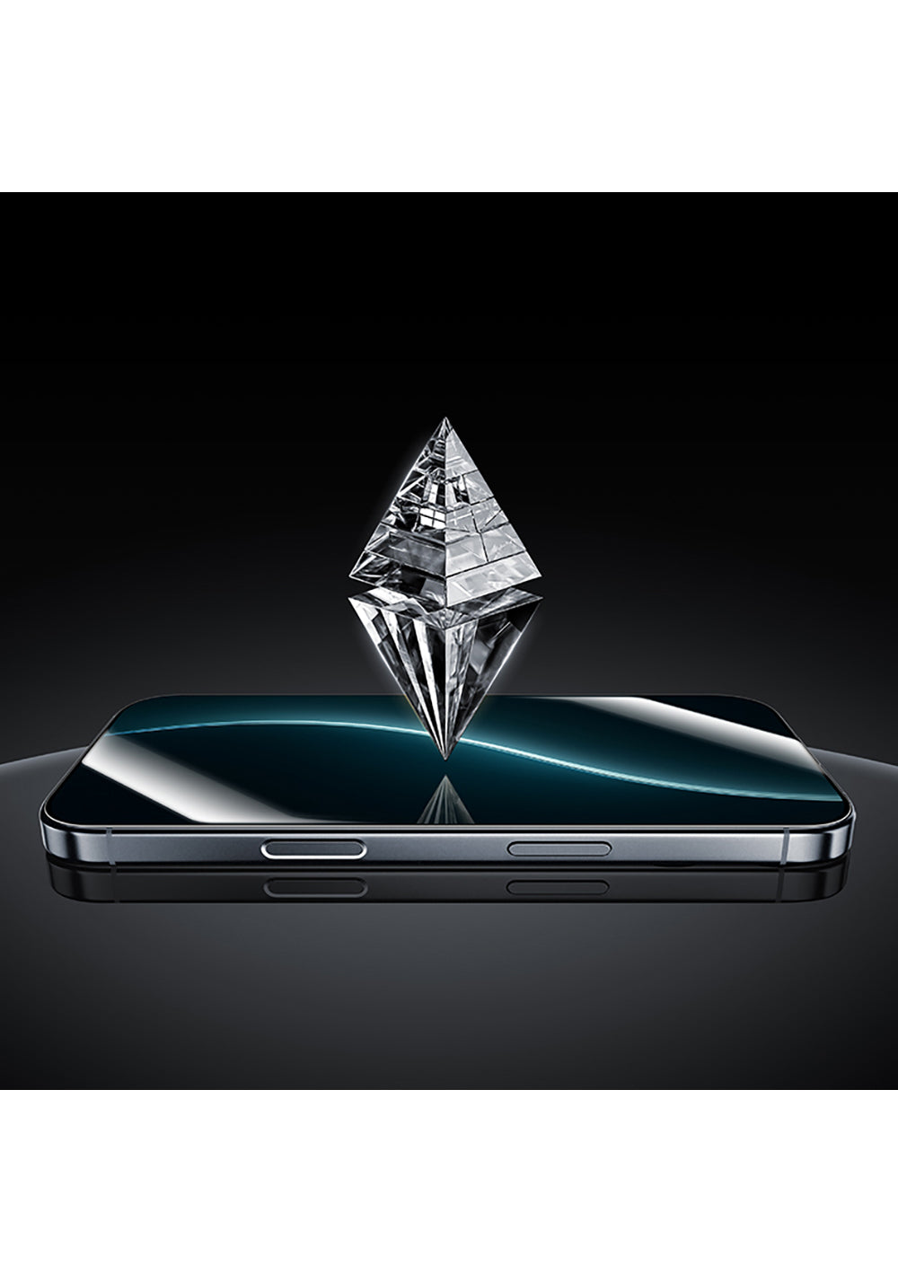 Apple iPhone 16 Pro Max Benks Glass Warrior HD 0.3mm Ultra İnce 0.9mm Kenarları Güçlendirilmiş Cam Ekran Koruyucu + Kolay Uygulama Aparatlı