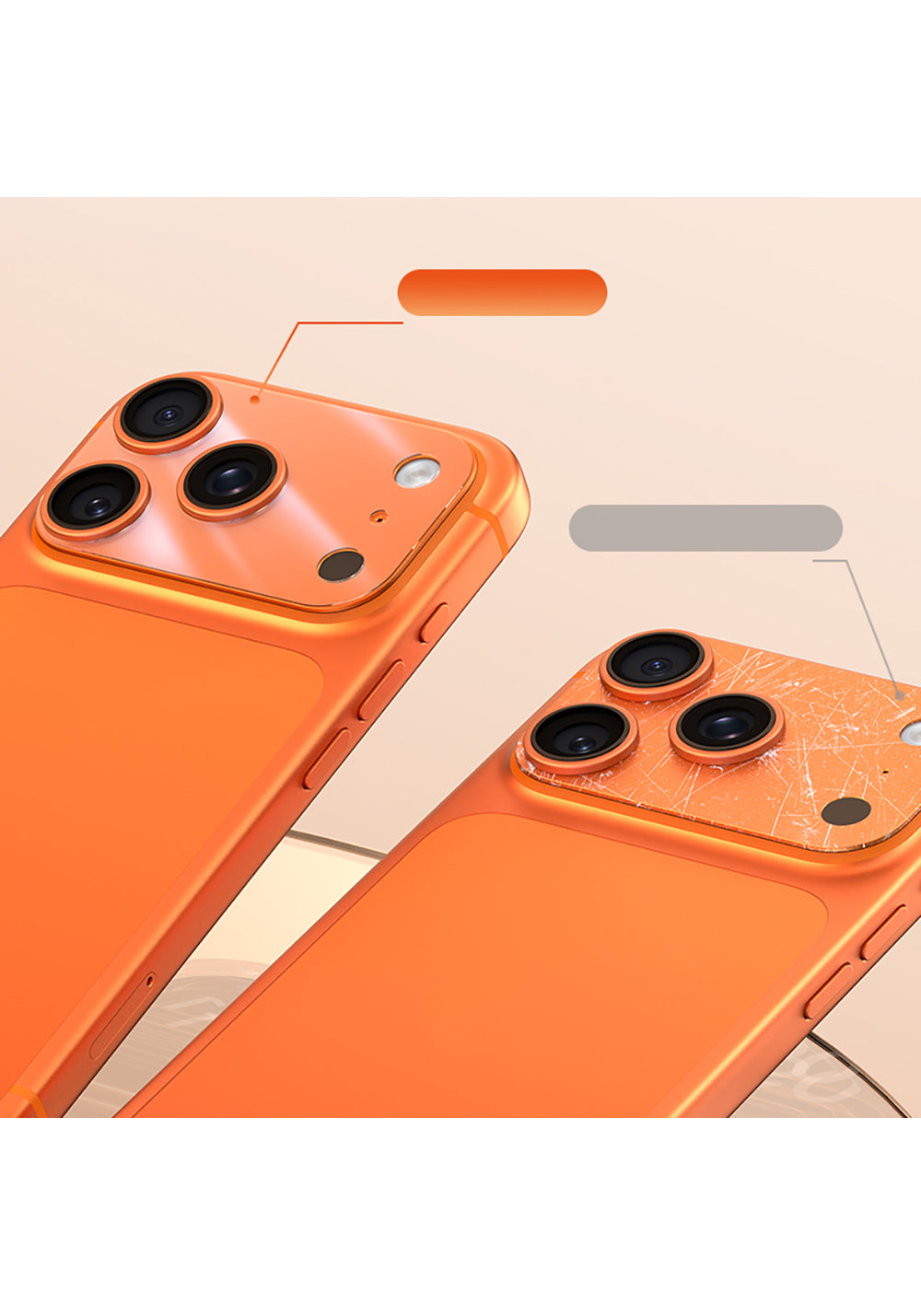 Apple iPhone 17 Pro Max Benks Çizilmelere Karşı Dayanıklı 0.35mm Mat Kamera Full Lens Koruyucu