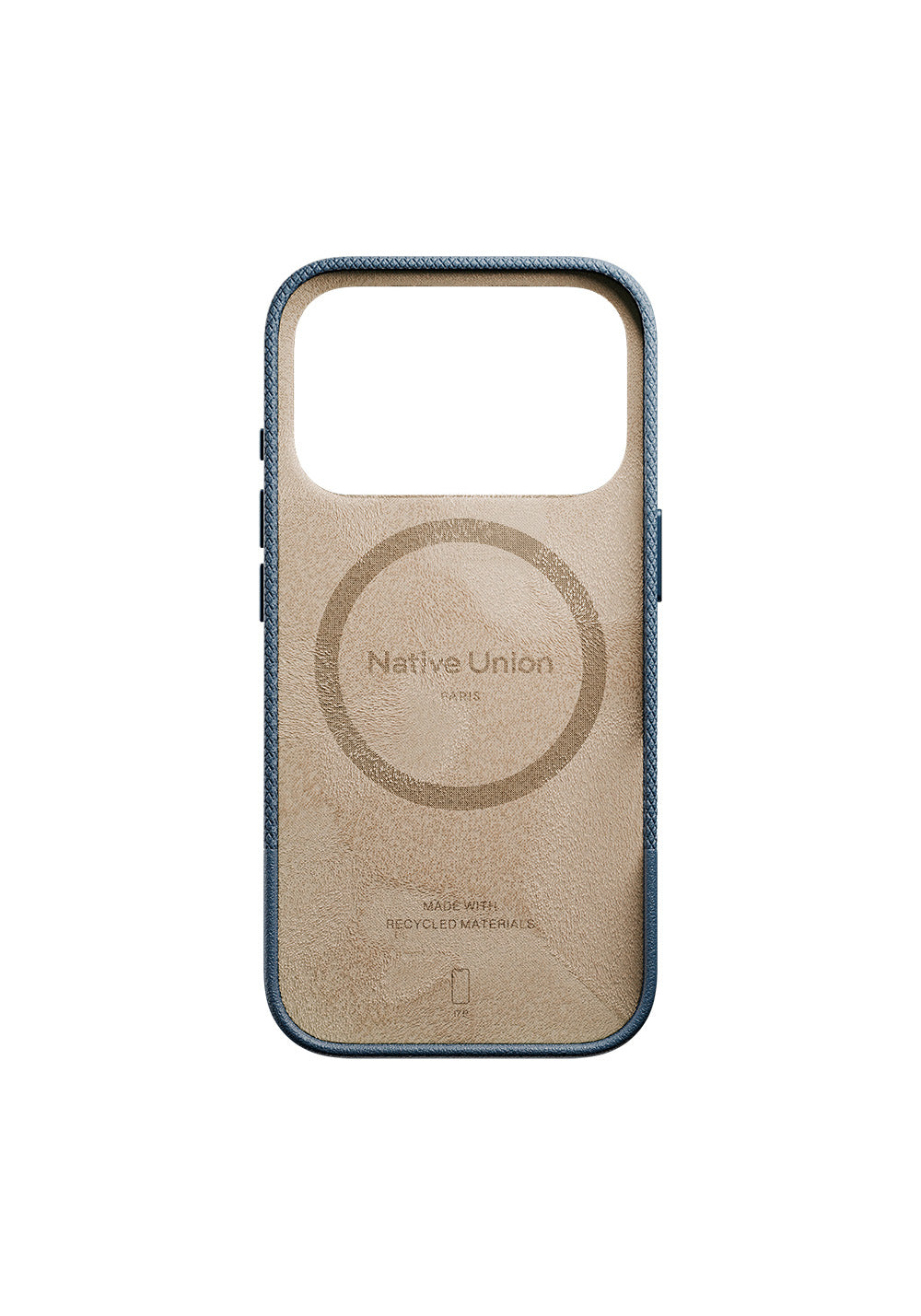 Apple iPhone 17 Pro Kılıf Manyetik Şarj Uyumlu Deri Dokulu Native Union RE Classic Serisi Kapak