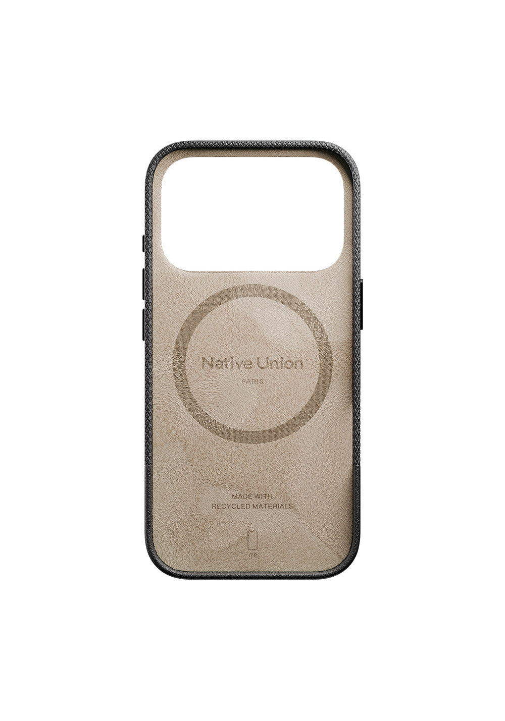Apple iPhone 17 Pro Kılıf Manyetik Şarj Uyumlu Deri Dokulu Native Union RE Classic Serisi Kapak