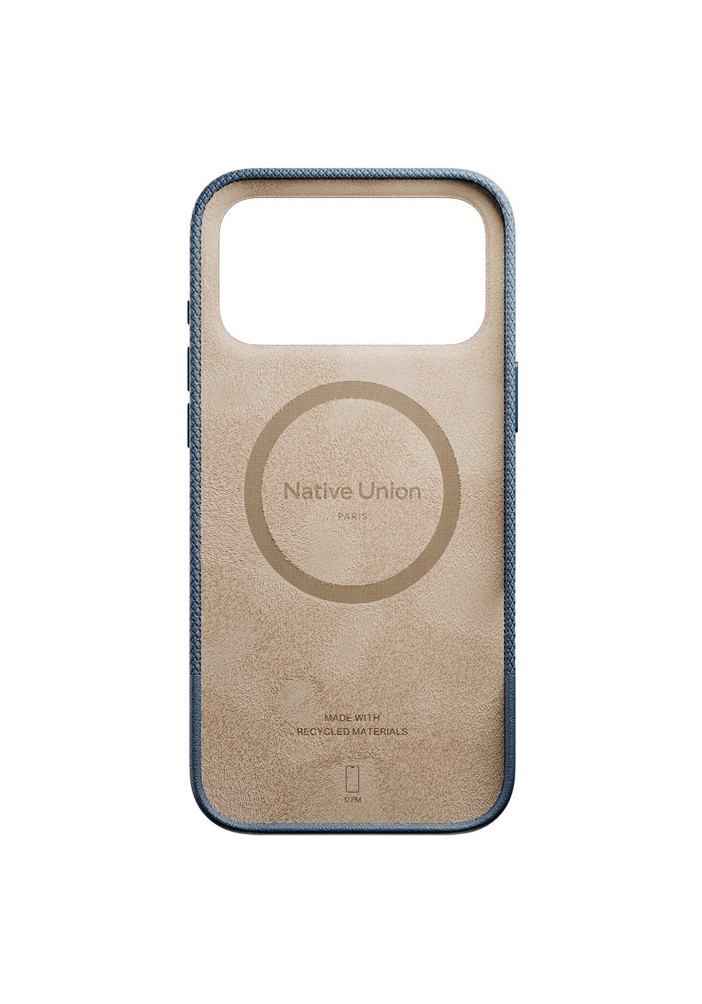 Apple iPhone 17 Pro Max Kılıf Manyetik Şarj Uyumlu Deri Dokulu Native Union RE Classic Serisi Kapak