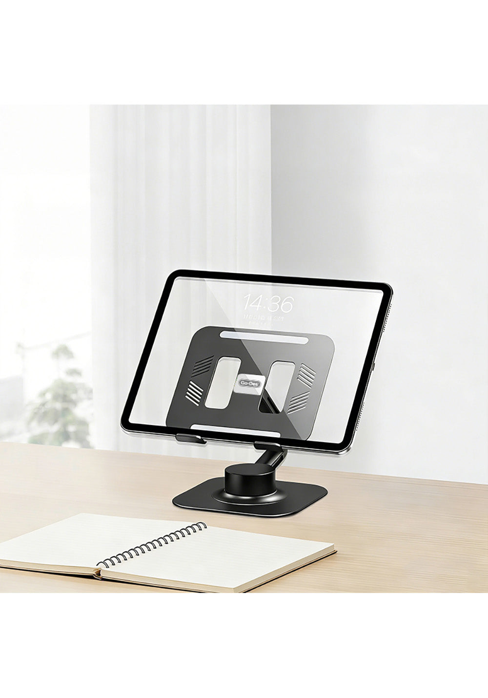 Go Des GD-HD378 Ayarlanabilir Katlanabilir 360 Derece Dönebilen Telefon ve Tablet Standı
