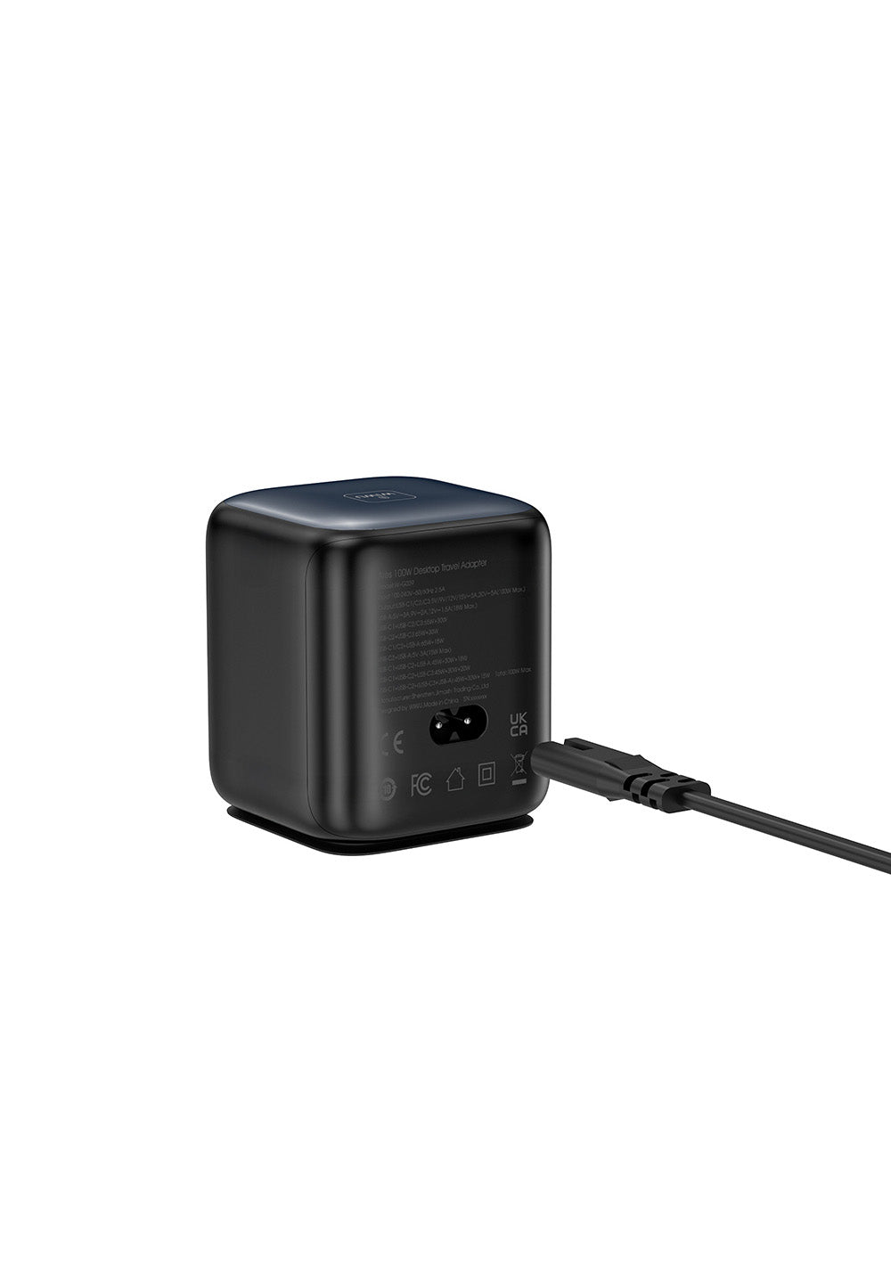 Wiwu Wi-G039 GaN Teknolojili Type-C Kablolu 4 Portlu Masaüstü Şarj İstasyonu 100W