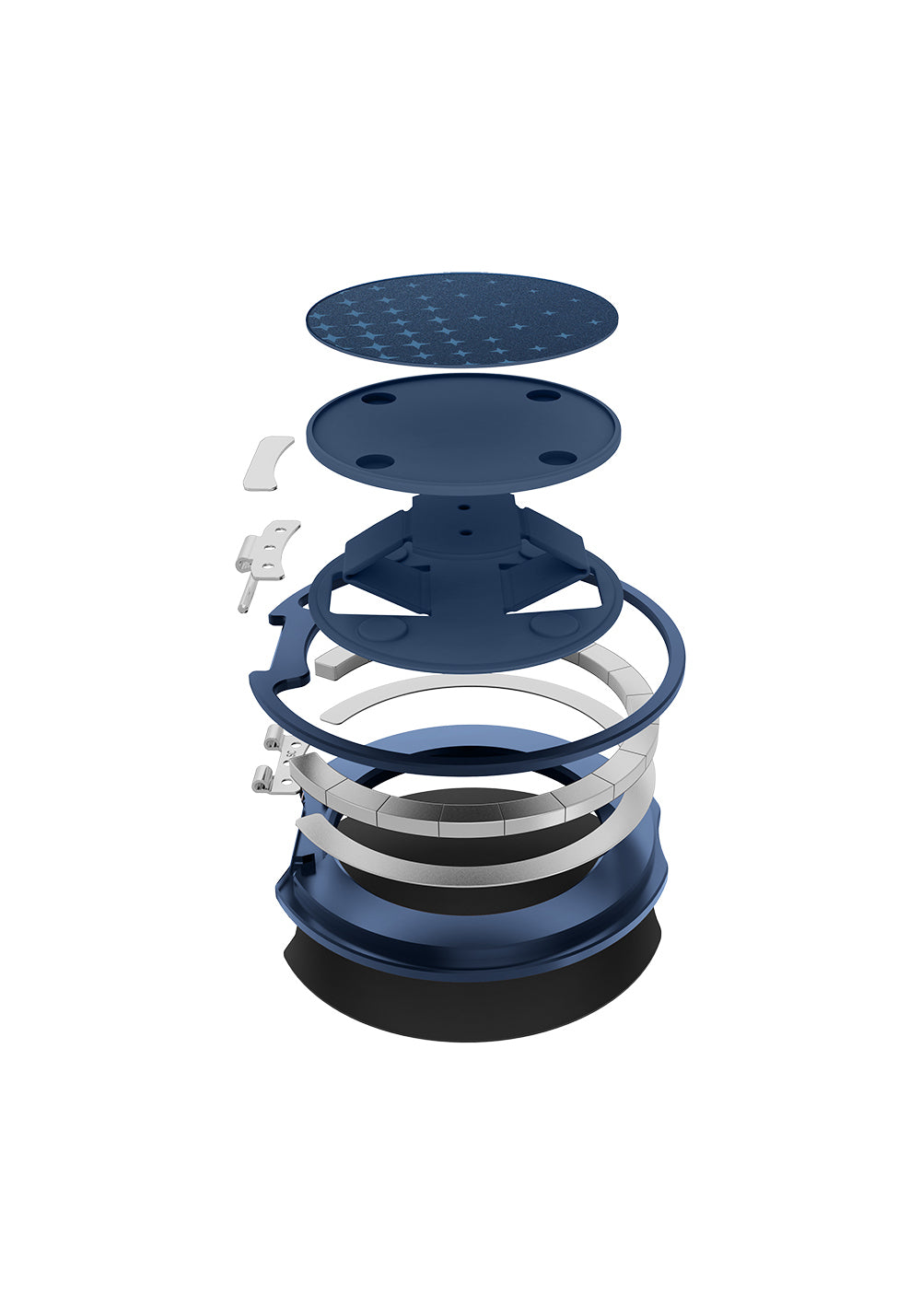 Raptic FreeFlow Serenity Serisi 360 Derece Dönebilen Magnetik Ring Stand Telefon Tutucu