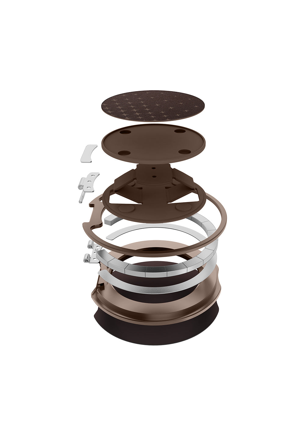 Raptic FreeFlow Serenity Serisi 360 Derece Dönebilen Magnetik Ring Stand Telefon Tutucu