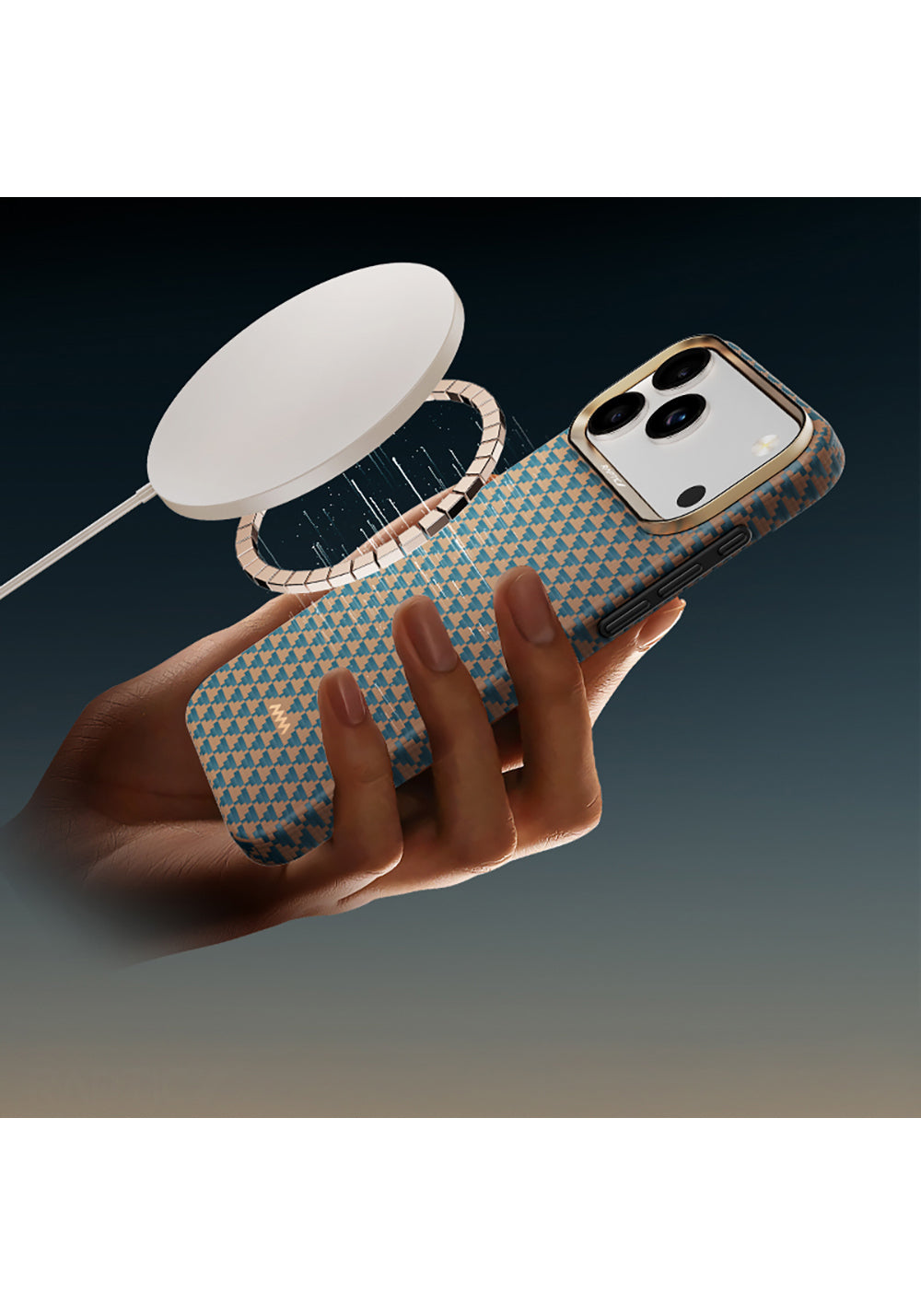 Apple iPhone 17 Pro Kılıf Raptic 2in1 Bundle Kit Aramid Skin Destiny Serisi Stand ve Karbon Kapak