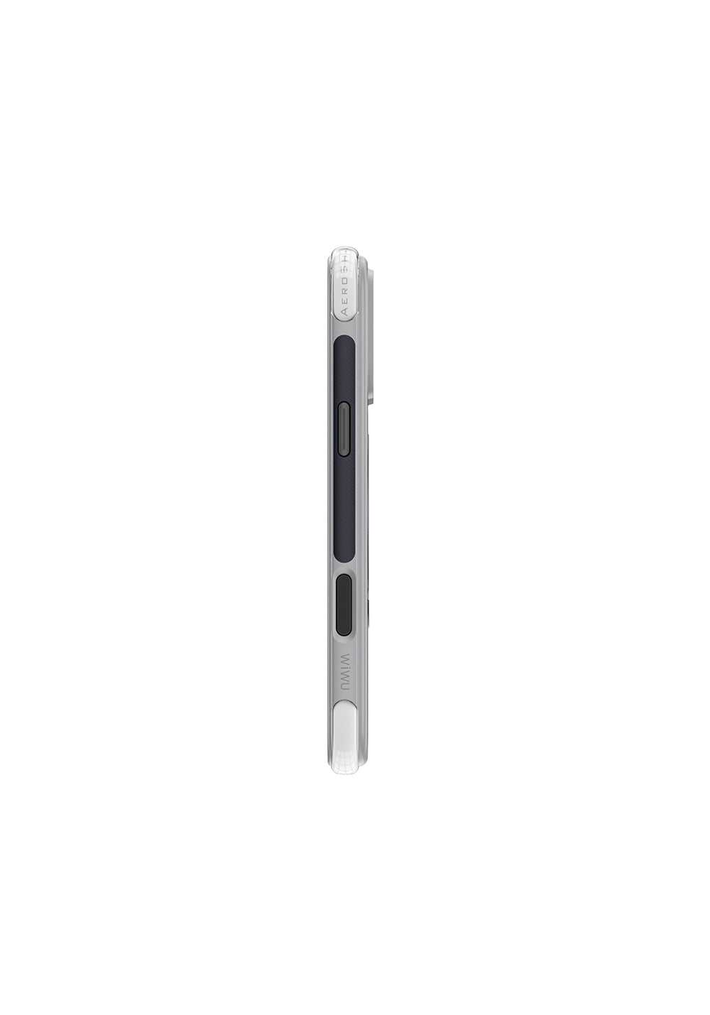 Apple iPhone 17 Pro Max Kılıf Wiwu AS-203 AeroShield Ultra Serisi Manyetik Şarj Uyumlu Airbag Tasarımlı Standlı Kapak