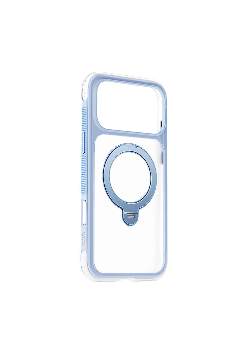 Apple iPhone 17 Pro Max Kılıf Wiwu AS-203 AeroShield Ultra Serisi Manyetik Şarj Uyumlu Airbag Tasarımlı Standlı Kapak
