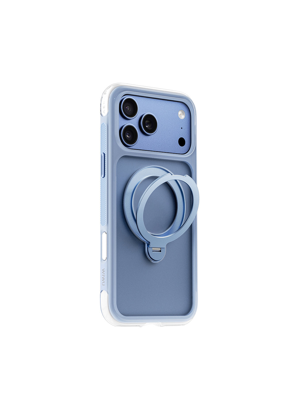 Apple iPhone 17 Pro Max Kılıf Wiwu AS-203 AeroShield Ultra Serisi Manyetik Şarj Uyumlu Airbag Tasarımlı Standlı Kapak