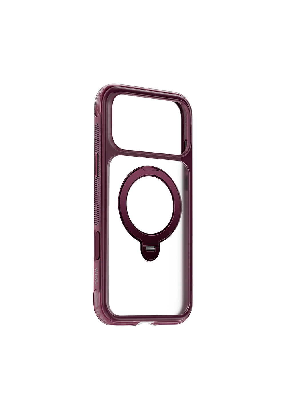 Apple iPhone 17 Pro Max Kılıf Wiwu AS-203 AeroShield Ultra Serisi Manyetik Şarj Uyumlu Airbag Tasarımlı Standlı Kapak
