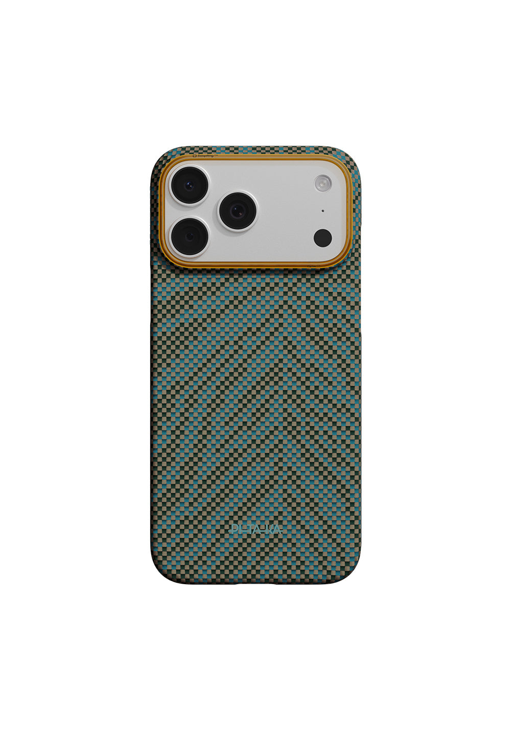 Apple iPhone 17 Pro Kılıf Manyetik Şarj Uyumlu Aramid Karbon Fiber Pitaka Breath of Veins Serisi Kapak