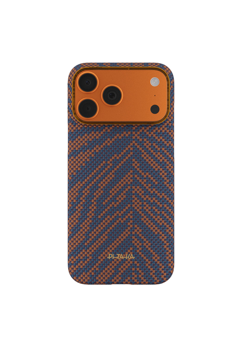Apple iPhone 17 Pro Kılıf Manyetik Şarj Uyumlu Aramid Karbon Fiber Pitaka Breath of Veins Serisi Kapak