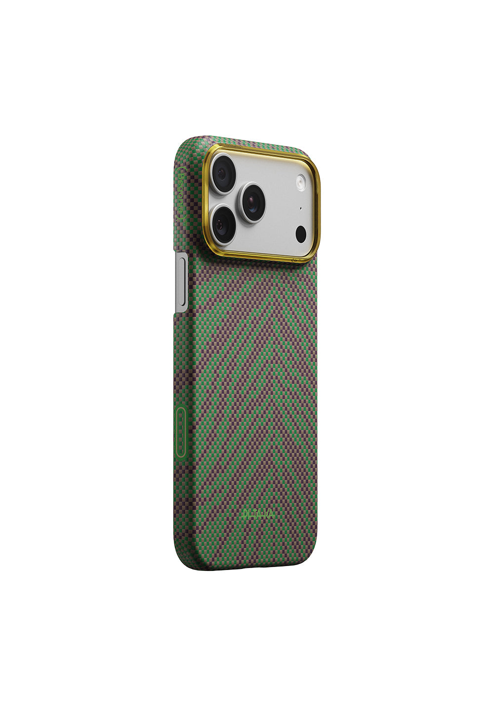 Apple iPhone 17 Pro Max Kılıf Manyetik Şarj Uyumlu Aramid Karbon Fiber Pitaka Breath of Veins Serisi Kapak