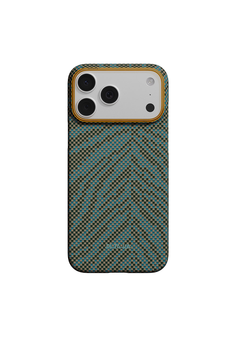 Apple iPhone 17 Pro Max Kılıf Manyetik Şarj Uyumlu Aramid Karbon Fiber Pitaka Breath of Veins Serisi Kapak