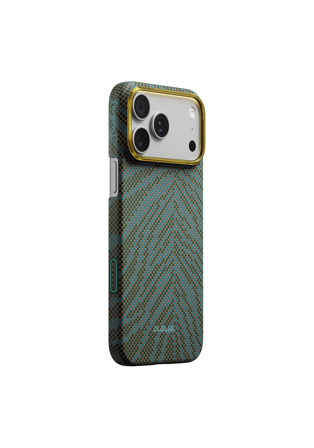 Apple iPhone 17 Pro Max Kılıf Manyetik Şarj Uyumlu Aramid Karbon Fiber Pitaka Breath of Veins Serisi Kapak
