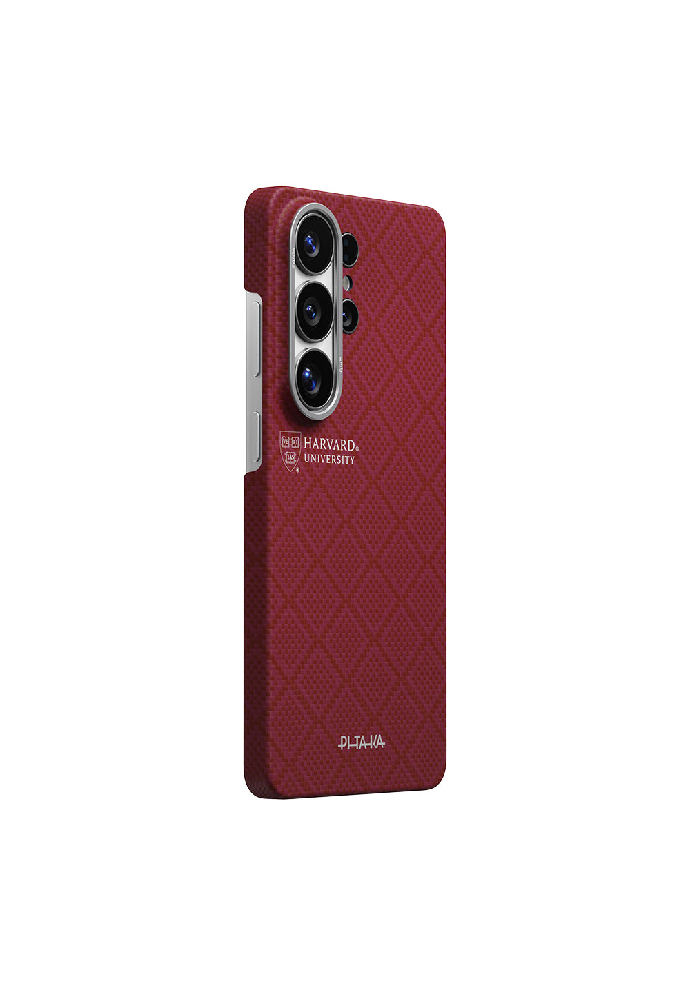 Galaxy S26 Ultra Kılıf Manyetik Şarj Uyumlu Aramid Karbon Fiber Pitaka Harvard University Serisi Kapak