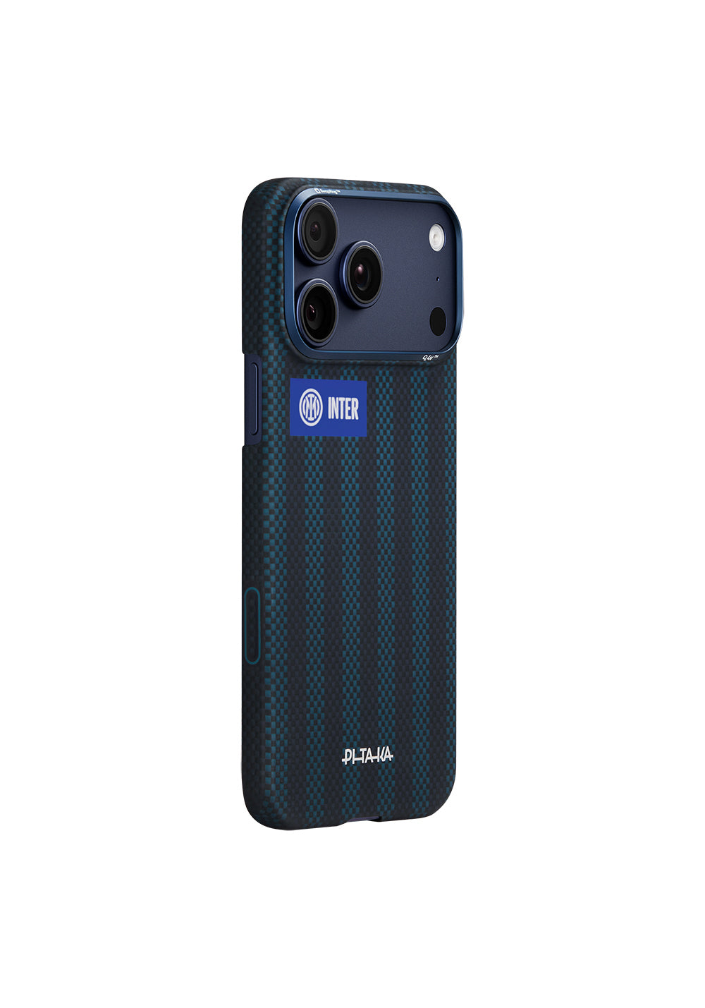 Apple iPhone 17 Pro Max Kılıf Manyetik Şarj Uyumlu Aramid Karbon Fiber Pitaka İnternazionale Milano Serisi Kapak