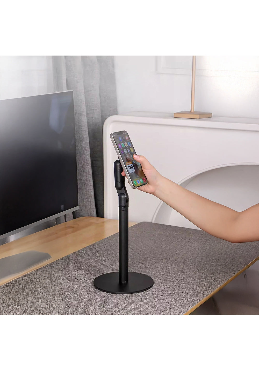 Go Des GD-HD268 Taşınabilir Katlanabilir 360 Derece Dönebilen Magnetik Telefon Standı