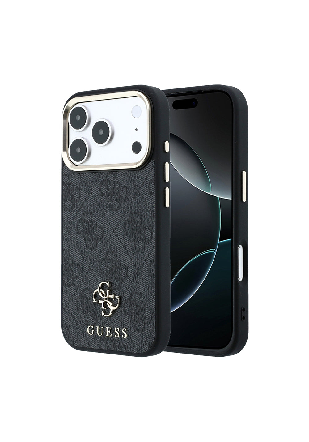 Apple iPhone 17 Pro Max Kılıf Guess Orijinal Lisanslı Manyetik Şarj Uyumlu Small 4G Classic Logolu Kapak