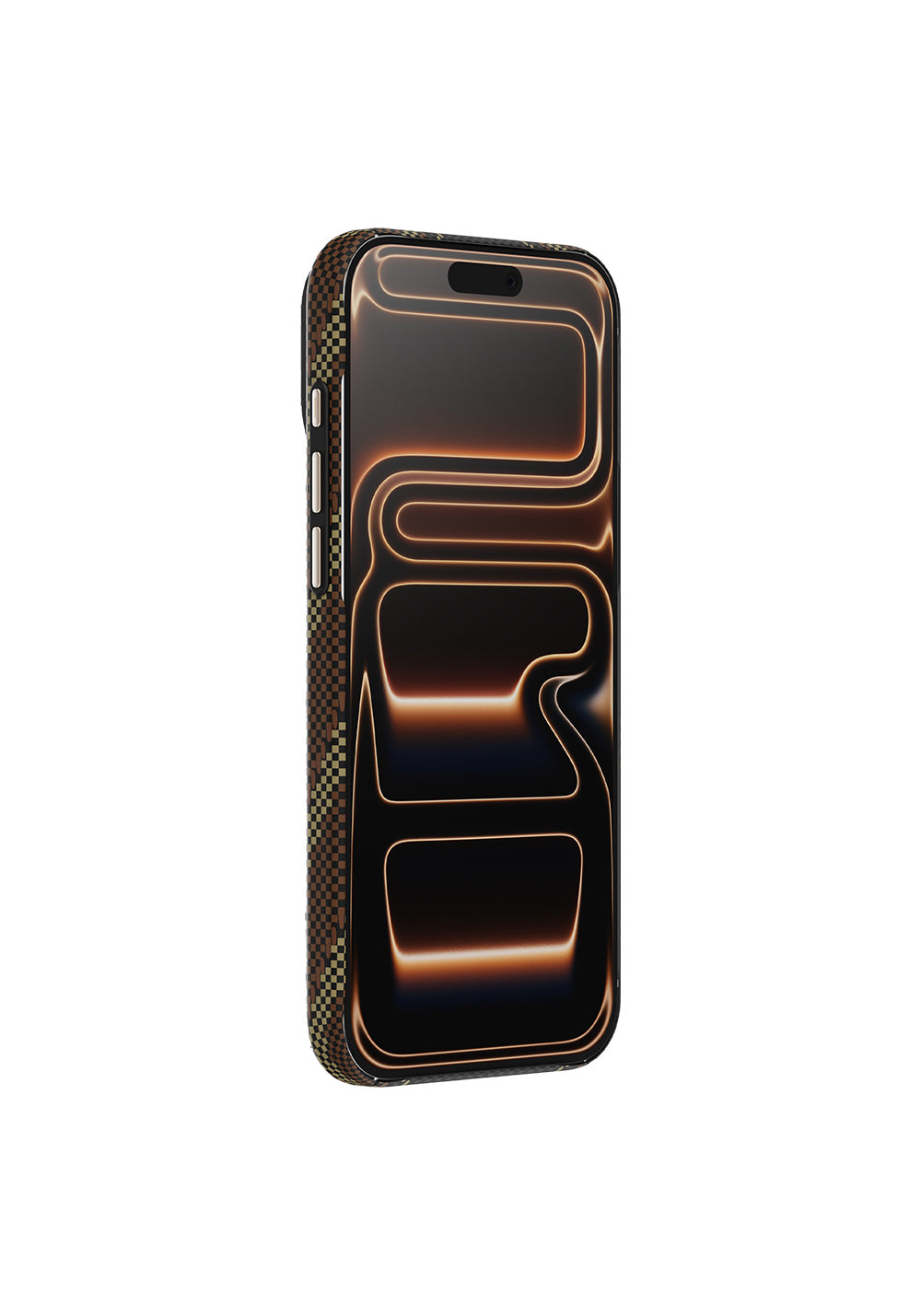 Apple iPhone 17 Pro Kılıf Manyetik Şarj Uyumlu Raptic Aramid Skin Scepter Serisi Karbon Kapak