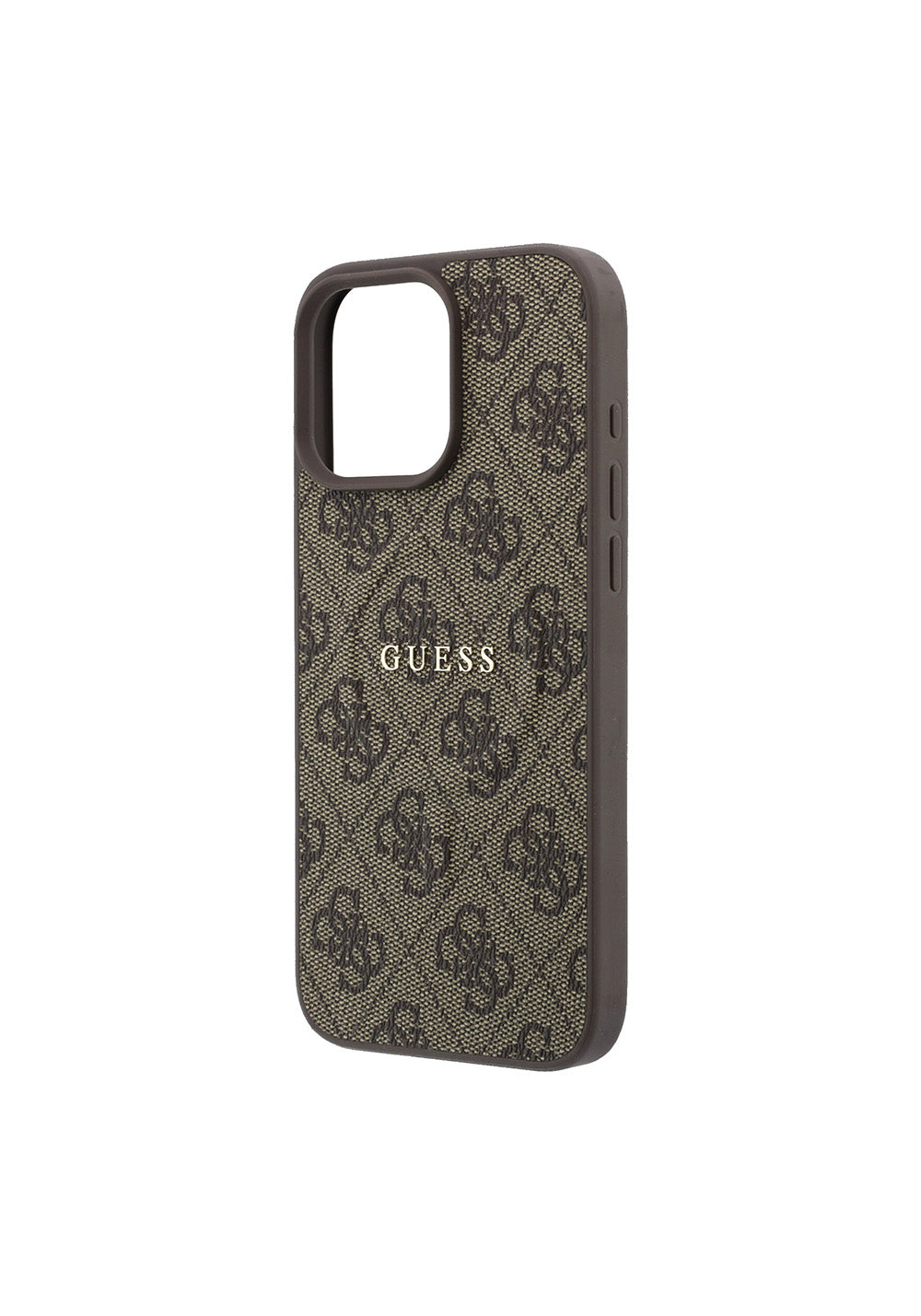 Apple iPhone 16 Pro Max Kılıf Guess Orijinal Lisanslı M-safe Kabartmalı 4G Desenli Yazı Logolu Kapak