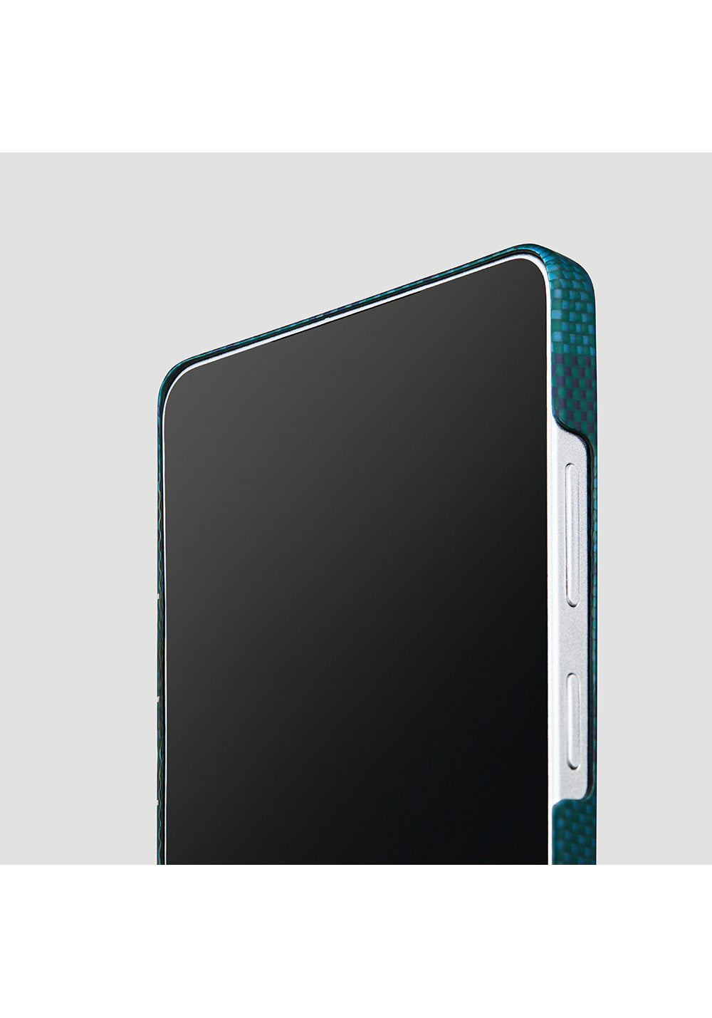 Galaxy S26 Ultra Kılıf Manyetik Şarj Uyumlu Aramid Karbon Fiber Pitaka Flora in Grid Serisi Kapak