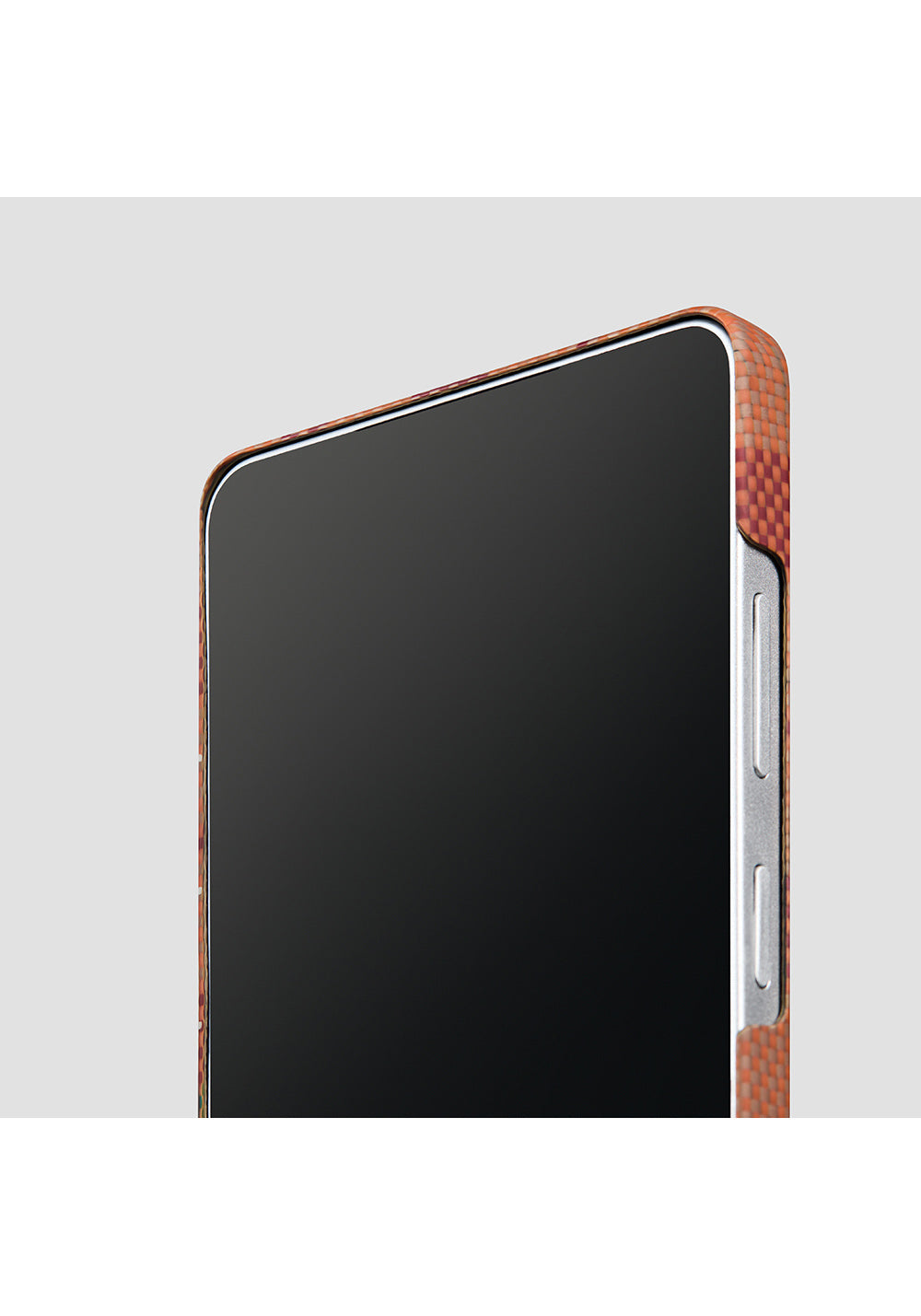 Galaxy S26 Ultra Kılıf Manyetik Şarj Uyumlu Aramid Karbon Fiber Pitaka Flora in Grid Serisi Kapak