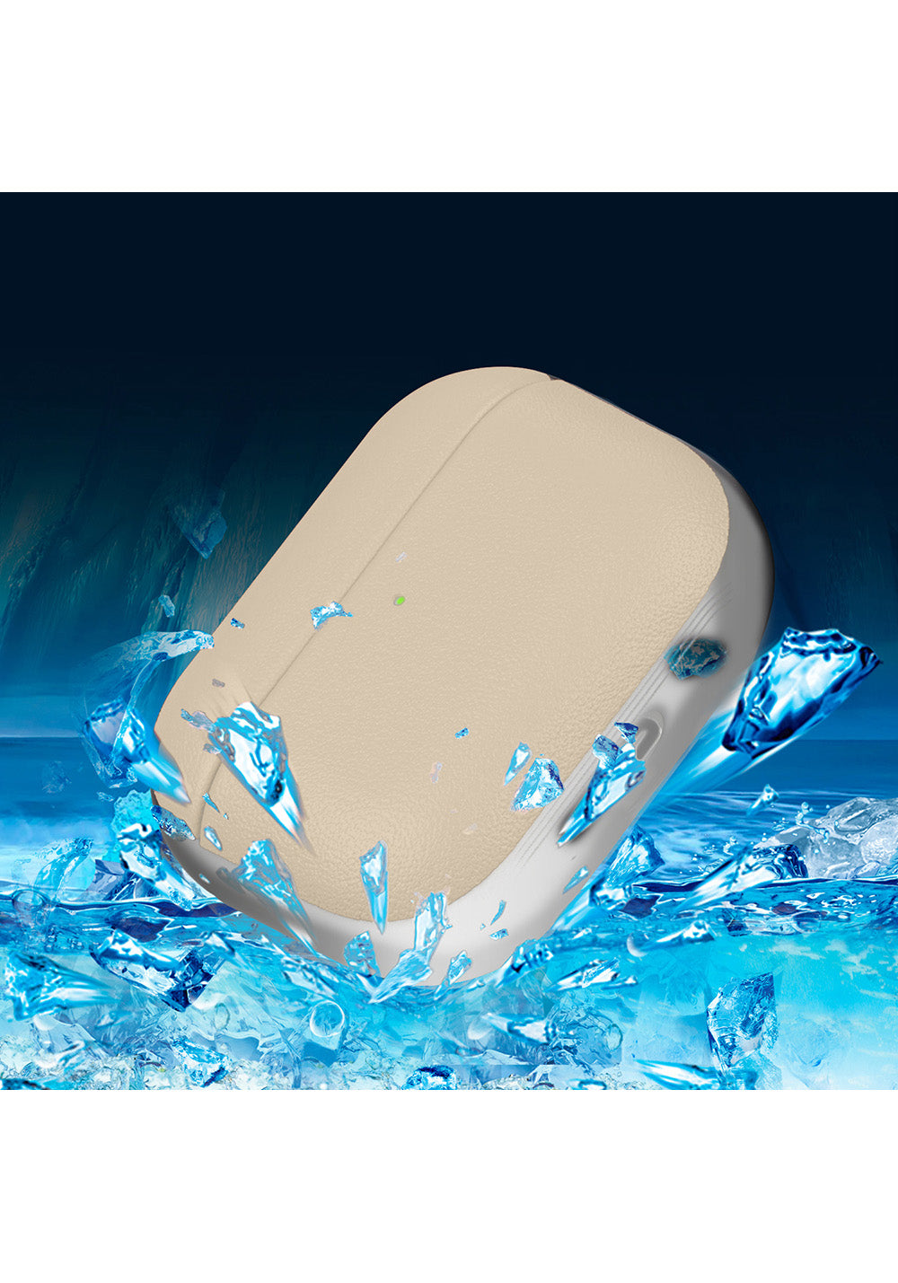 Apple AirPods Pro 3 Kılıf M-Safe Şarj Özellikli Mutural Poying Serisi Deri Tasarımlı Kapak