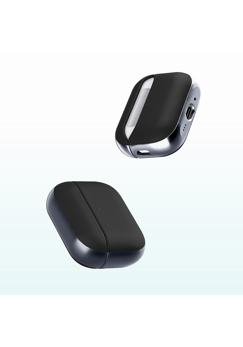 Apple AirPods Pro 3 Kılıf M-Safe Şarj Özellikli Mutural Poying Serisi Deri Tasarımlı Kapak