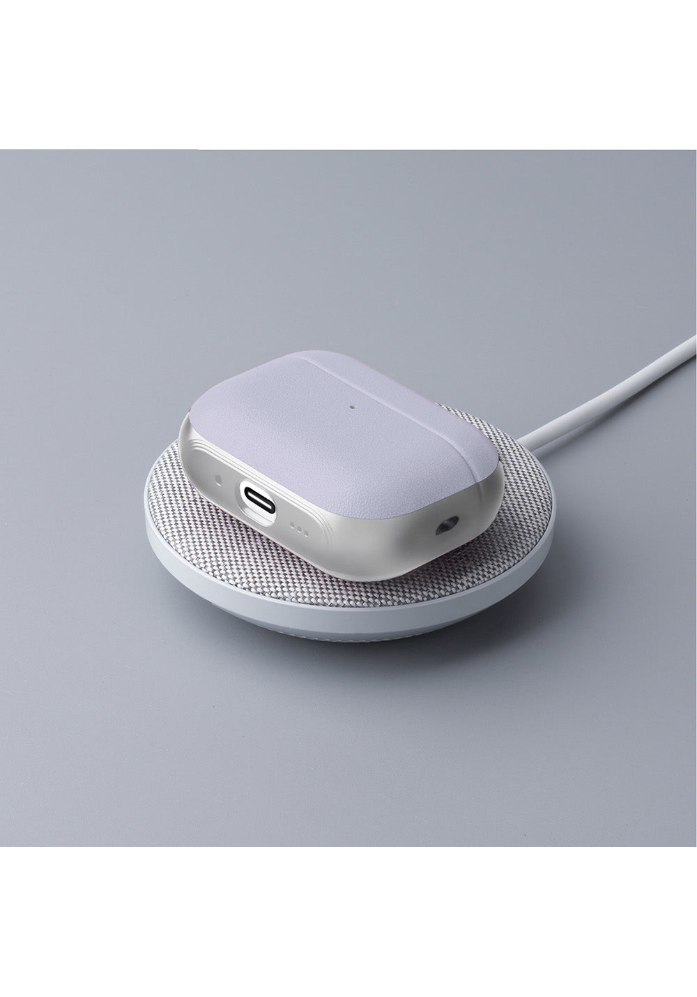 Apple AirPods Pro 3 Kılıf M-Safe Şarj Özellikli Mutural Poying Serisi Deri Tasarımlı Kapak