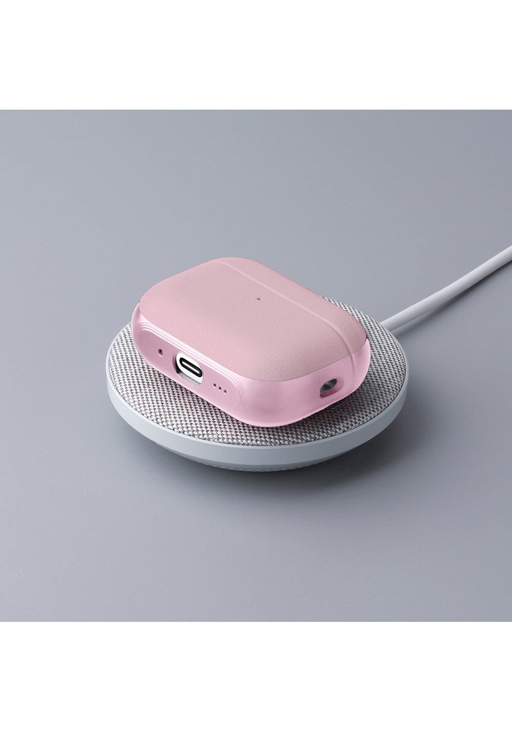 Apple AirPods Pro 3 Kılıf M-Safe Şarj Özellikli Mutural Poying Serisi Deri Tasarımlı Kapak
