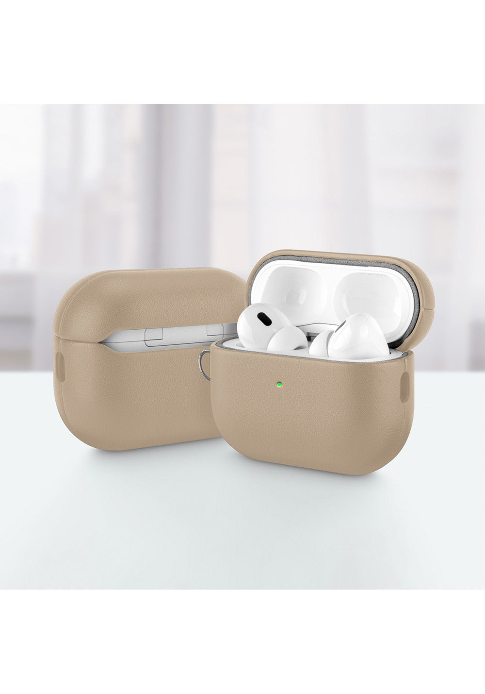 Apple AirPods Pro 3 Kılıf M-Safe Şarj Özellikli Mutural Yahu Serisi Deri Tasarımlı Kapak