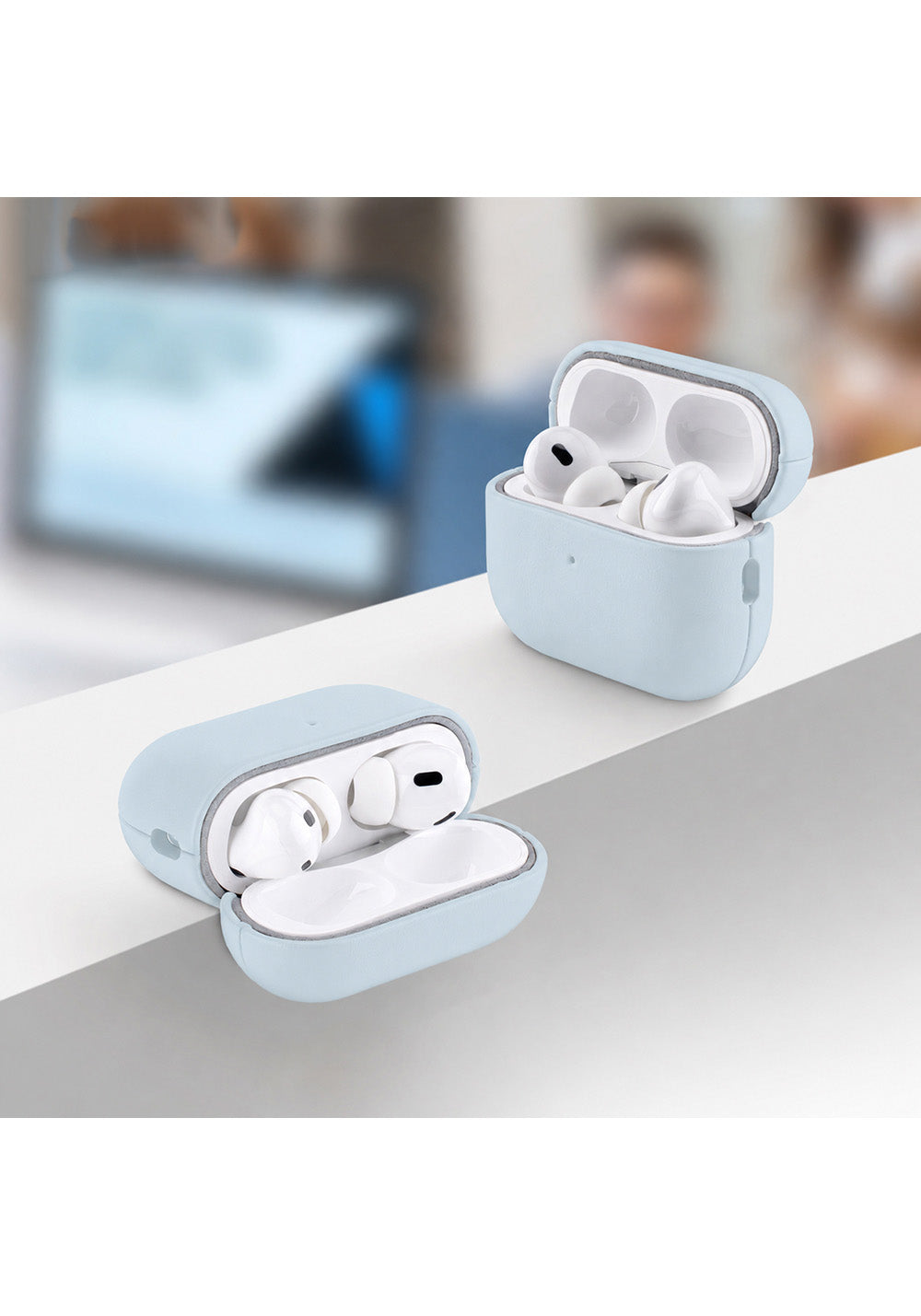 Apple AirPods Pro 3 Kılıf M-Safe Şarj Özellikli Mutural Yahu Serisi Deri Tasarımlı Kapak