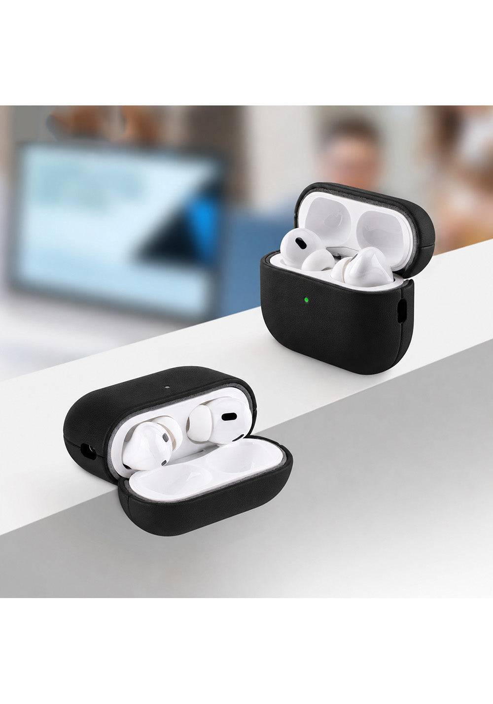 Apple AirPods Pro 3 Kılıf M-Safe Şarj Özellikli Mutural Yahu Serisi Deri Tasarımlı Kapak