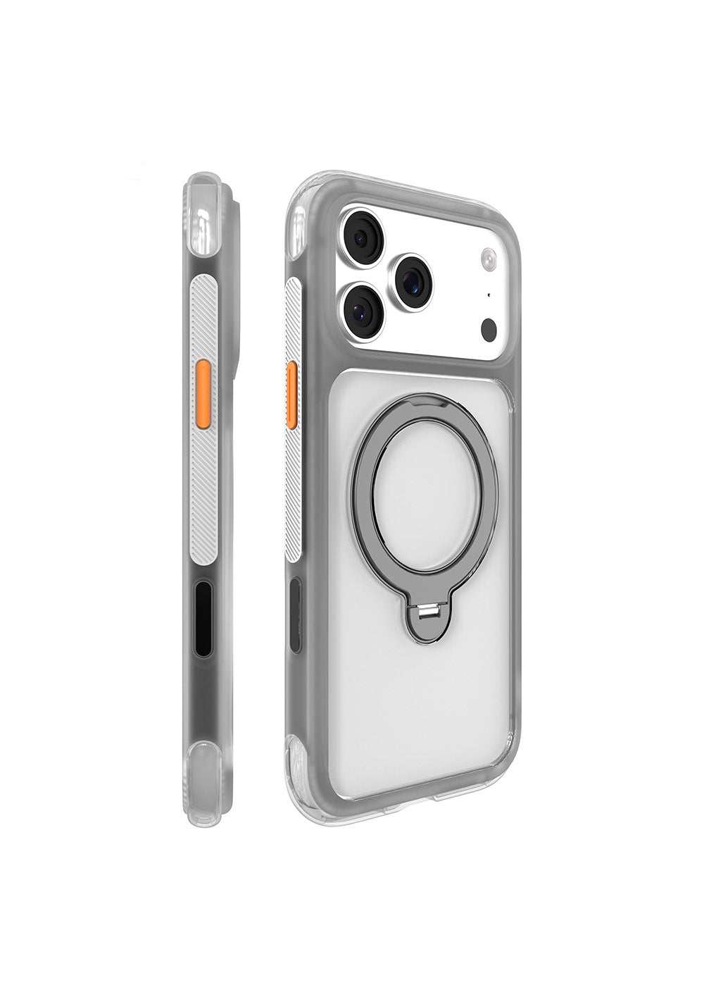 Apple iPhone 17 Pro Kılıf Manyetik Şarj Uyumlu Standlı Airbag Tasarımlı Mutural Air Shield Serisi Kapak