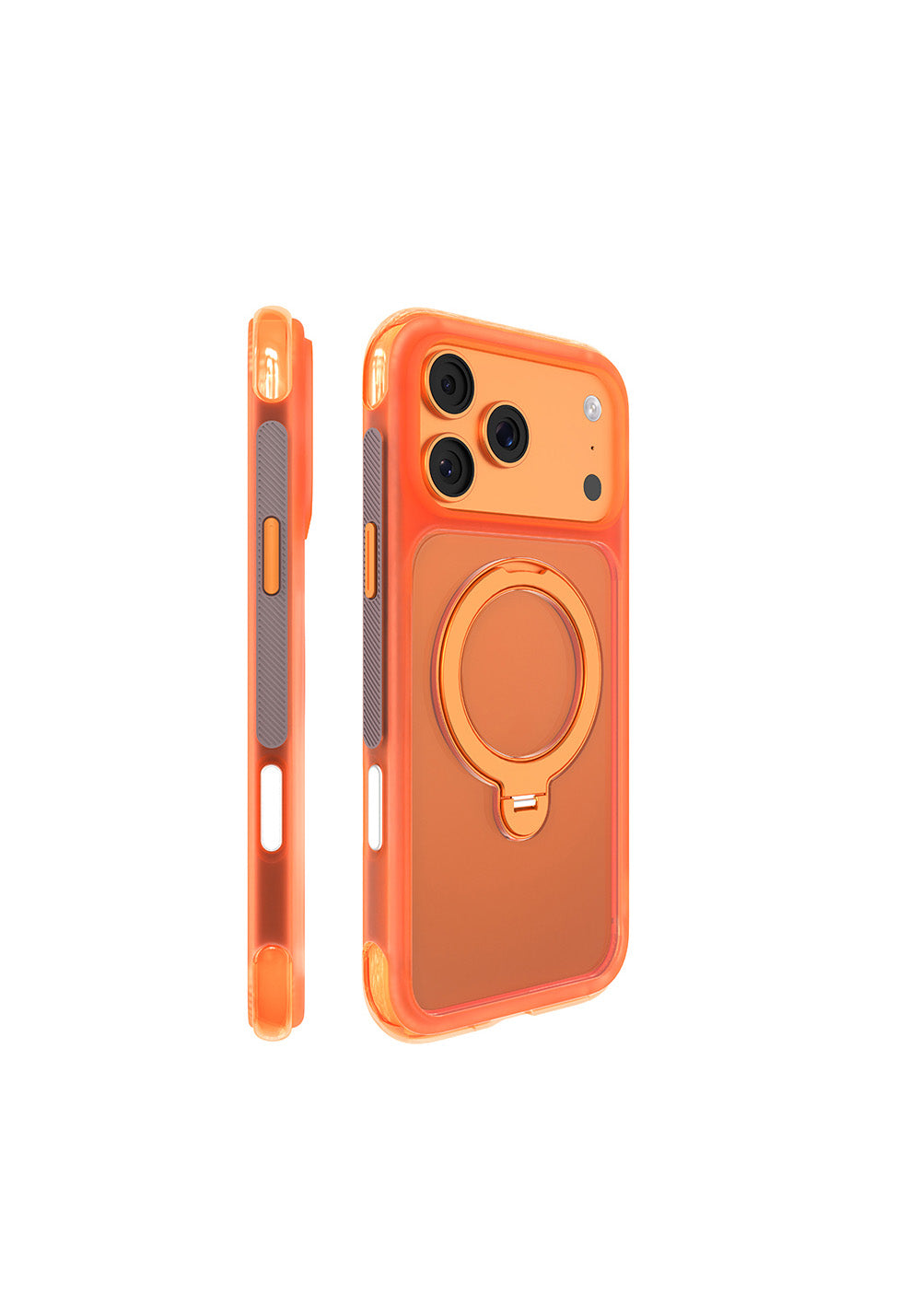 Apple iPhone 17 Pro Kılıf Manyetik Şarj Uyumlu Standlı Airbag Tasarımlı Mutural Air Shield Serisi Kapak