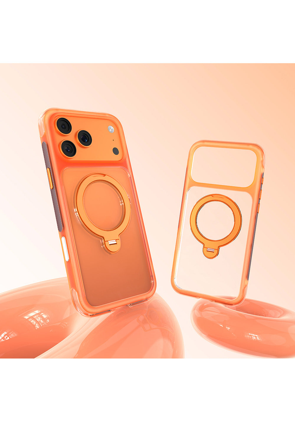 Apple iPhone 17 Pro Kılıf Manyetik Şarj Uyumlu Standlı Airbag Tasarımlı Mutural Air Shield Serisi Kapak
