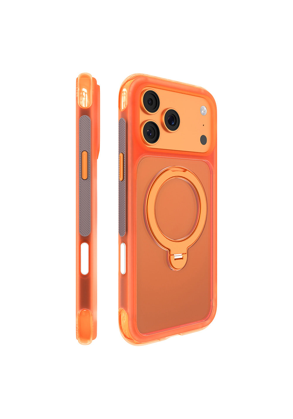 Apple iPhone 17 Pro Max Kılıf Manyetik Şarj Uyumlu Standlı Airbag Tasarımlı Mutural Air Shield Serisi Kapak