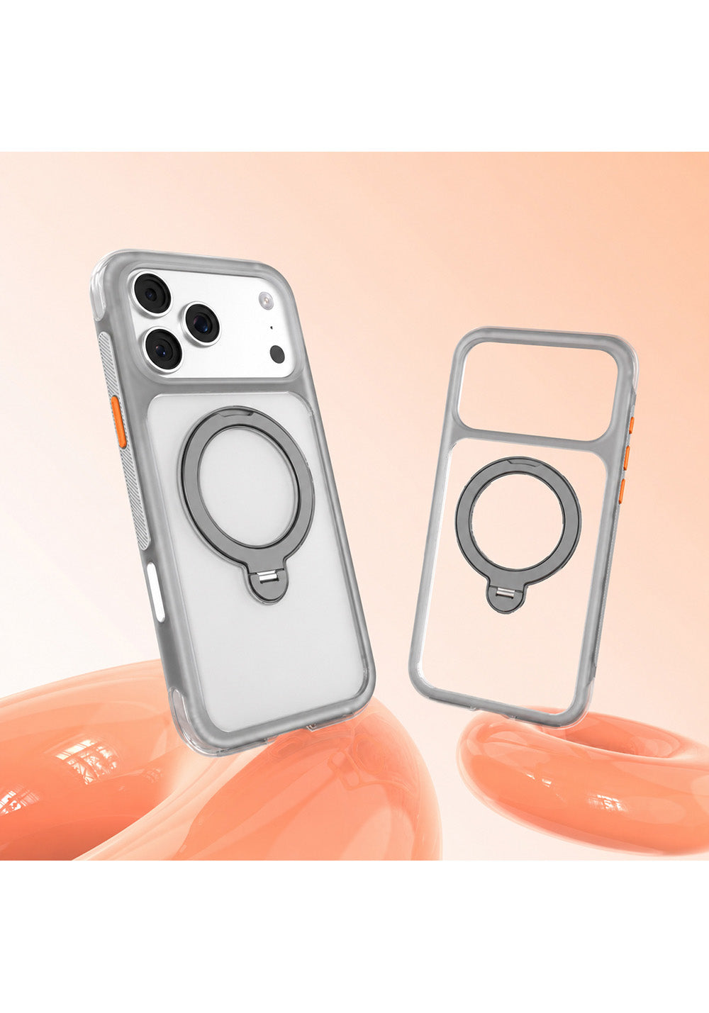 Apple iPhone 17 Pro Max Kılıf Manyetik Şarj Uyumlu Standlı Airbag Tasarımlı Mutural Air Shield Serisi Kapak