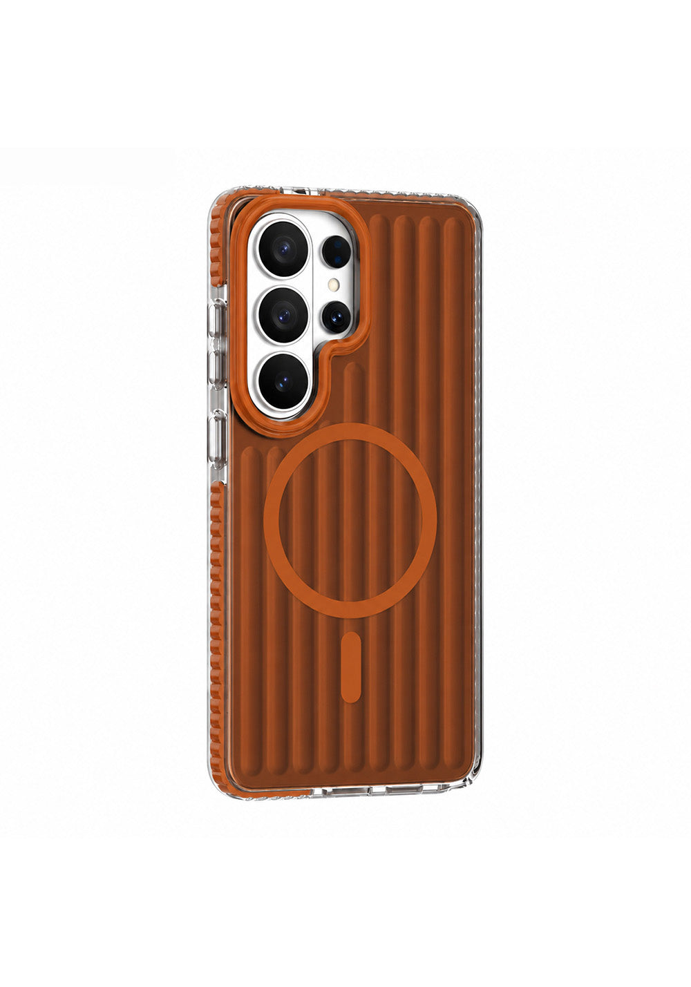 Galaxy S26 Ultra Kılıf Manyetik Şarj Uyumlu Oyuklu Tasarım Mutural Luggage Serisi Kapak