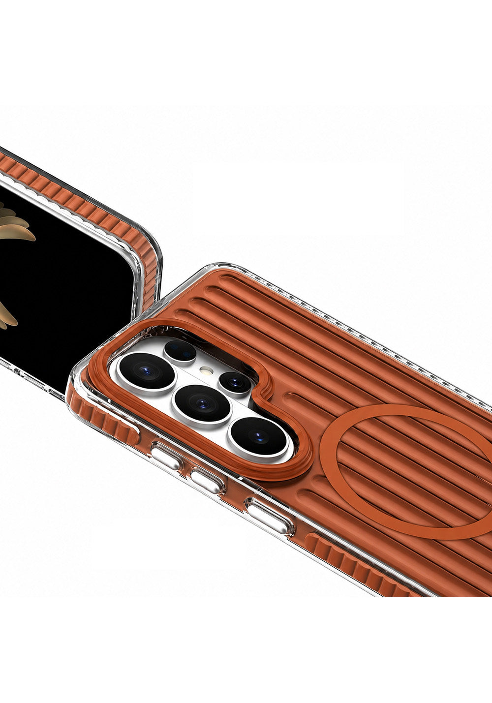 Galaxy S26 Ultra Kılıf Manyetik Şarj Uyumlu Oyuklu Tasarım Mutural Luggage Serisi Kapak