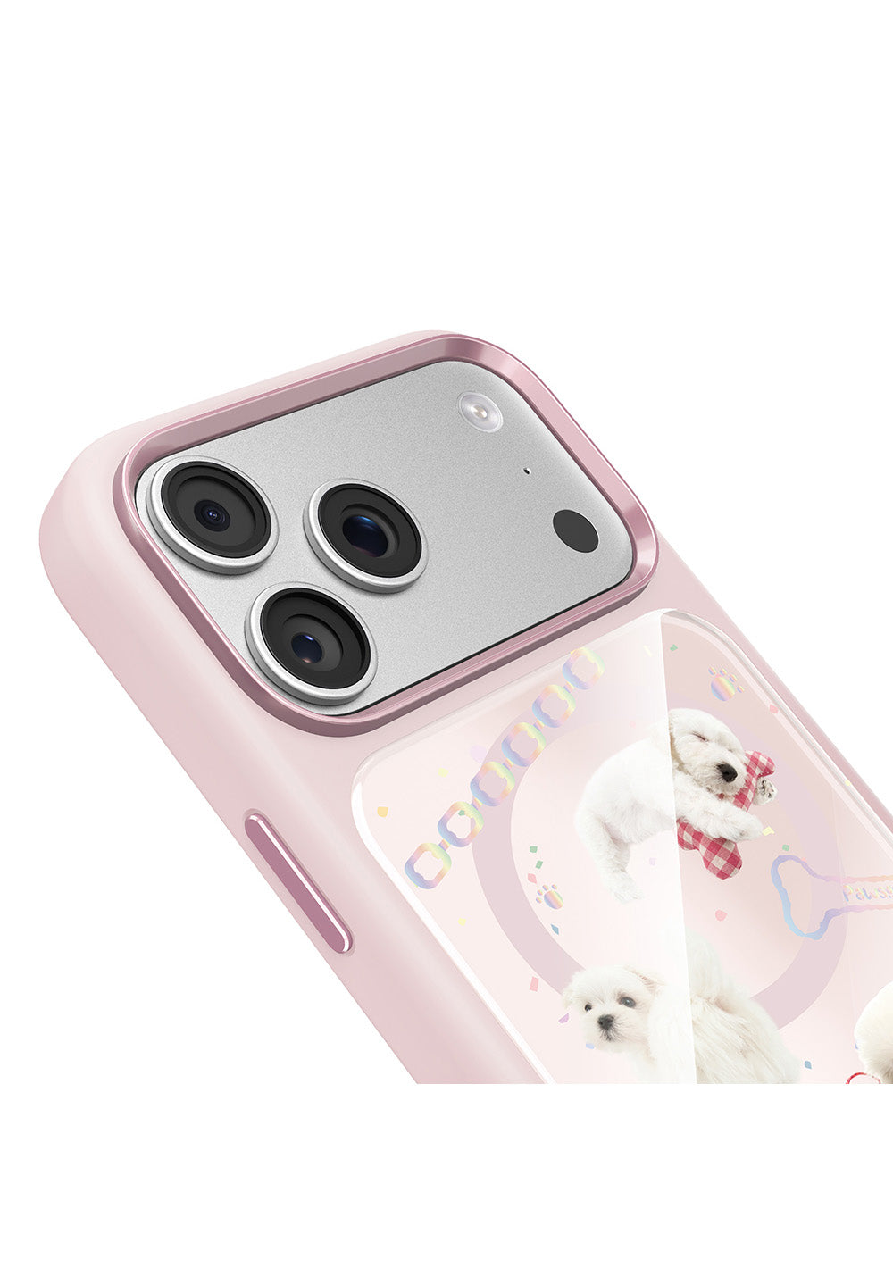 Apple iPhone 17 Pro Kılıf Manyetik Şarj Uyumlu 3D Baskılı Tasarım Mutural The Dog Serisi Kapak