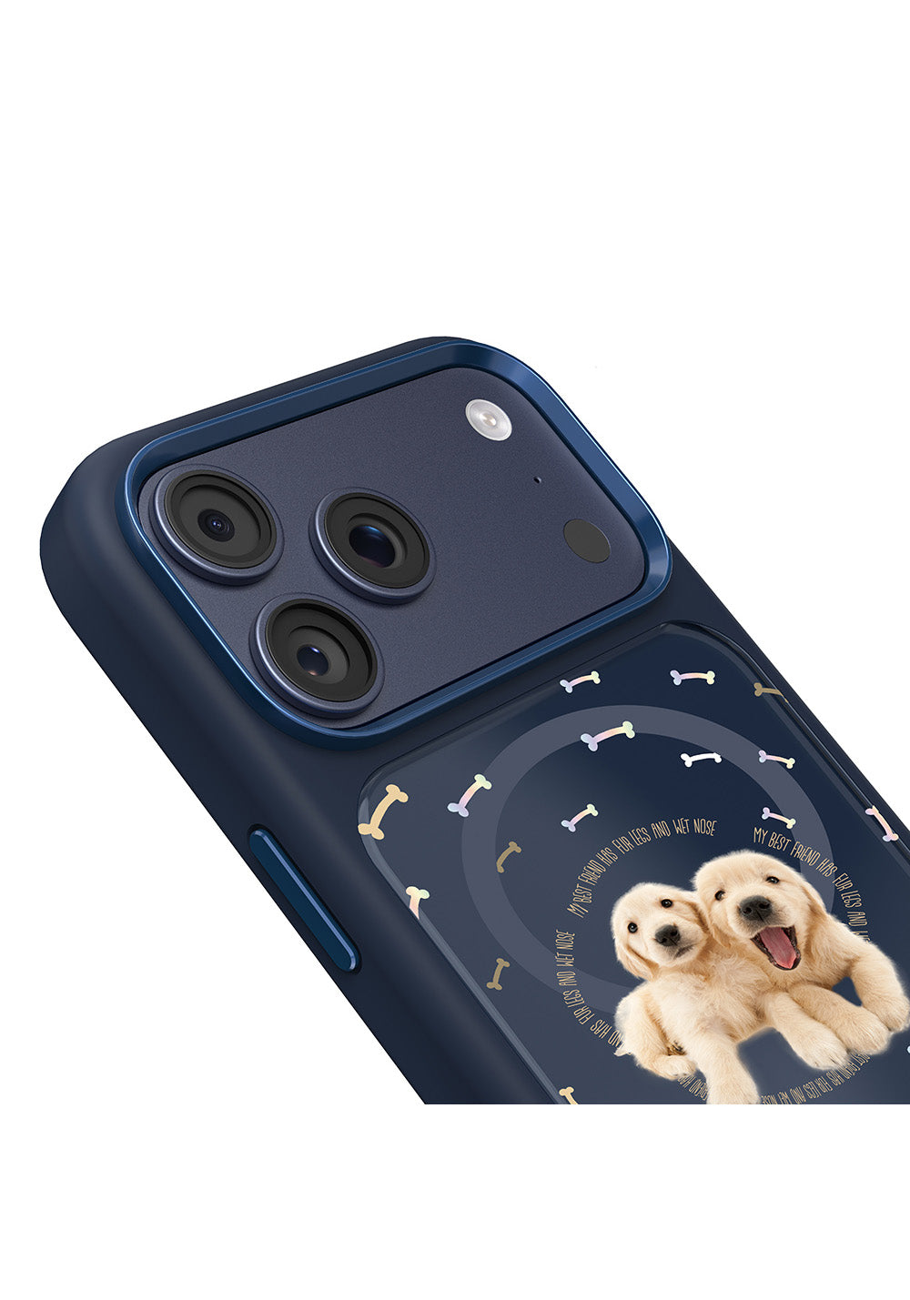 Apple iPhone 17 Pro Max Kılıf Manyetik Şarj Uyumlu 3D Baskılı Tasarım Mutural The Dog Serisi Kapak