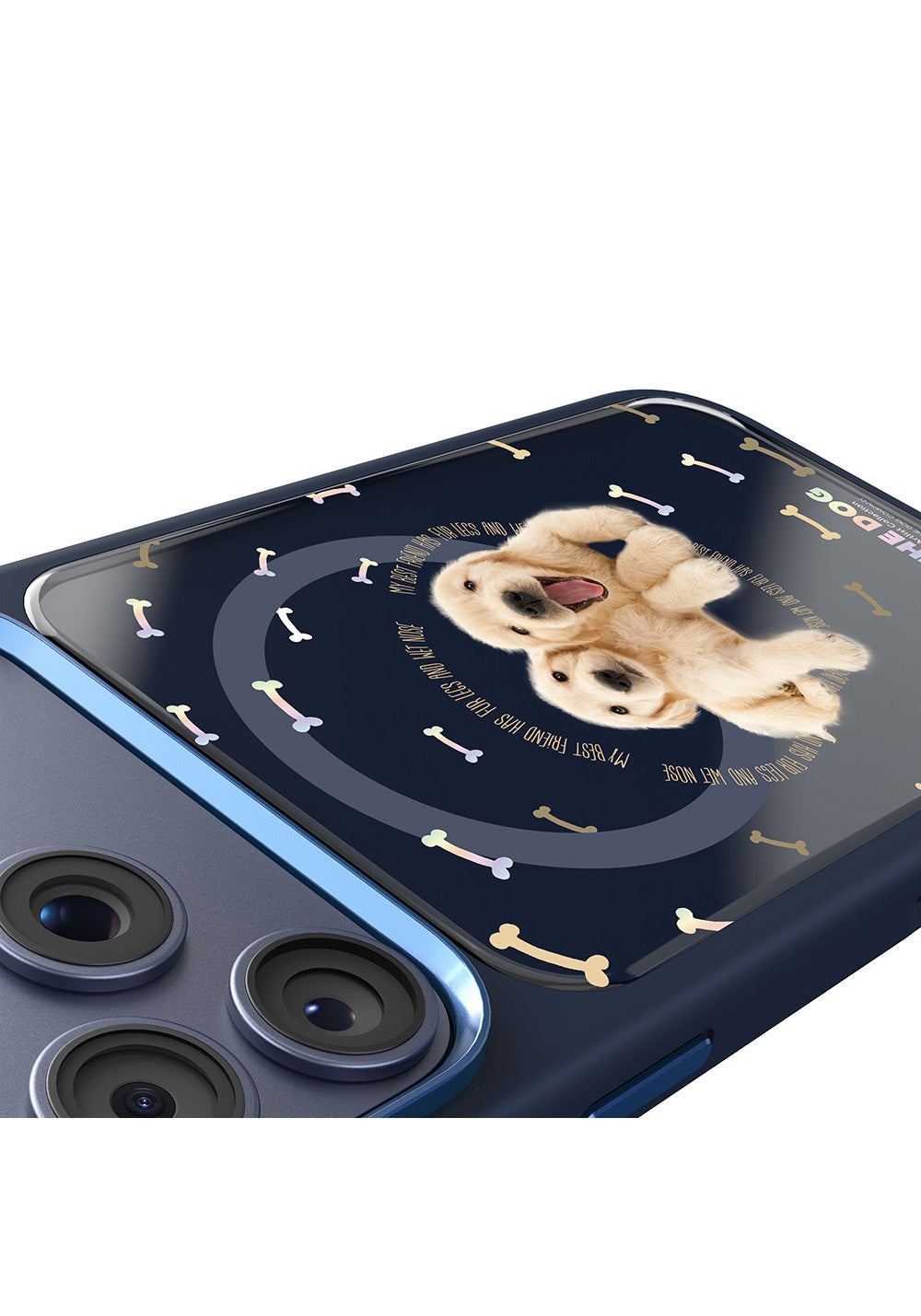 Apple iPhone 17 Pro Max Kılıf Manyetik Şarj Uyumlu 3D Baskılı Tasarım Mutural The Dog Serisi Kapak
