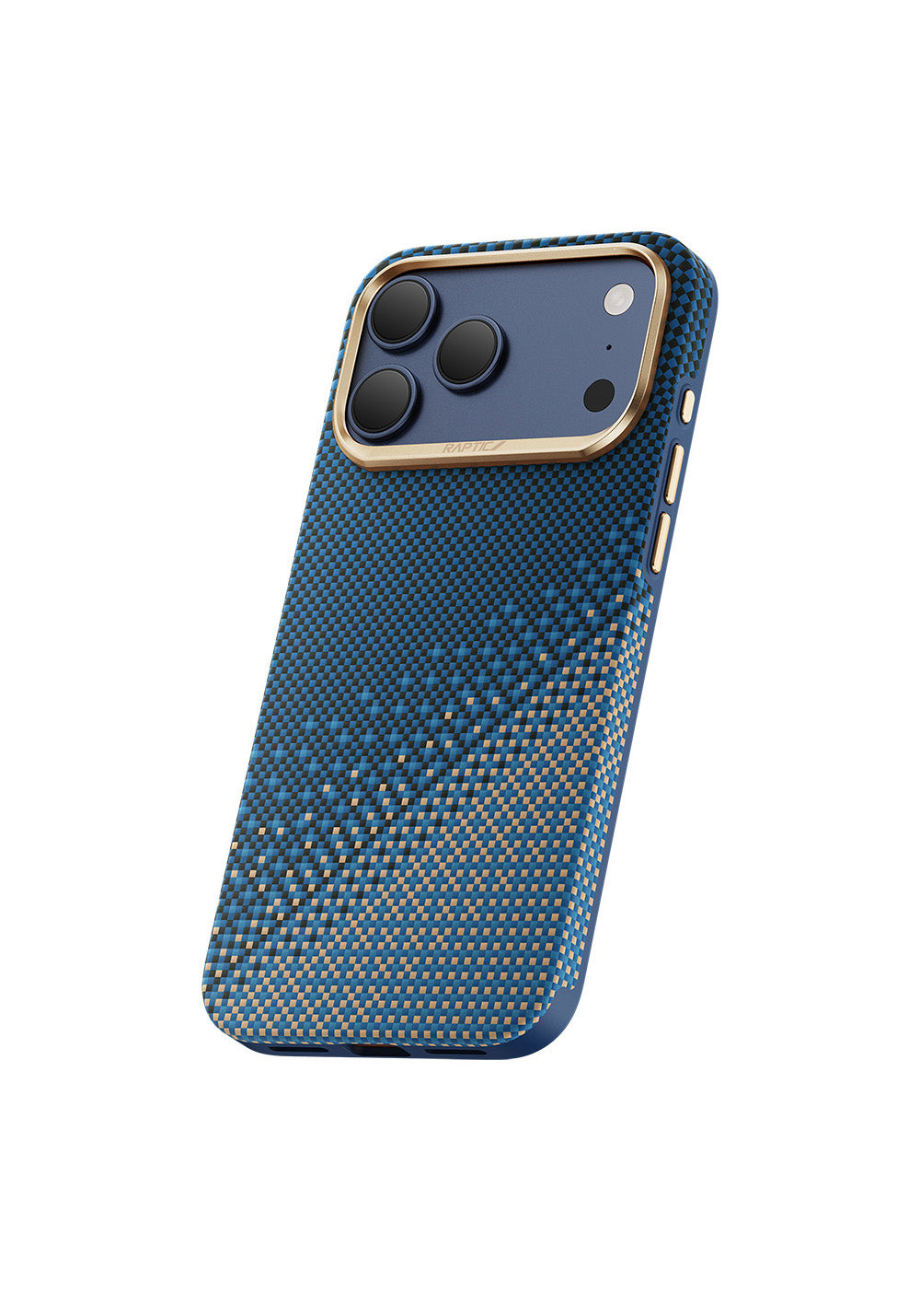 Apple iPhone 17 Pro Kılıf Manyetik Şarj Uyumlu Raptic Aramid Dual Ultra Serenity Serisi Karbon Kapak