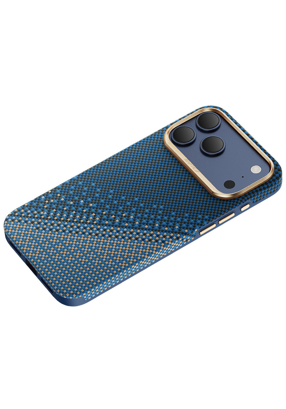Apple iPhone 17 Pro Kılıf Manyetik Şarj Uyumlu Raptic Aramid Dual Ultra Serenity Serisi Karbon Kapak