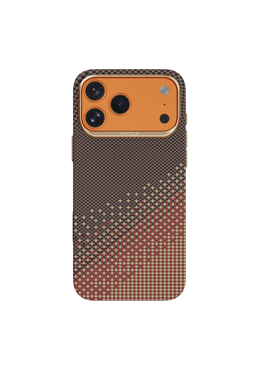 Apple iPhone 17 Pro Kılıf Manyetik Şarj Uyumlu Raptic Aramid Dual Ultra Serenity Serisi Karbon Kapak