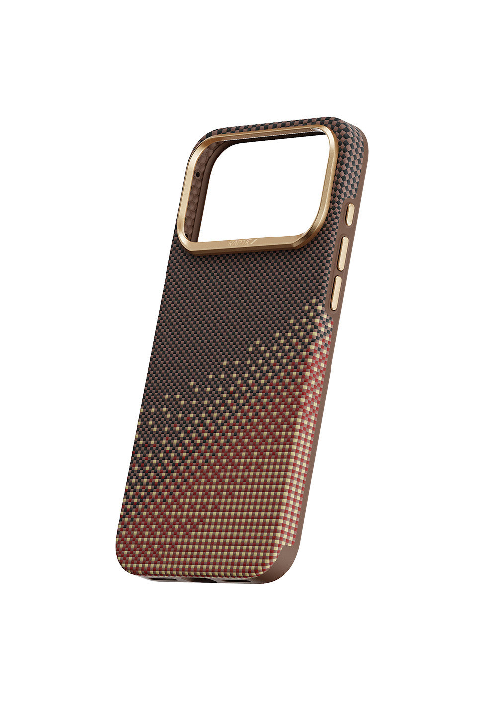 Apple iPhone 17 Pro Kılıf Manyetik Şarj Uyumlu Raptic Aramid Dual Ultra Serenity Serisi Karbon Kapak